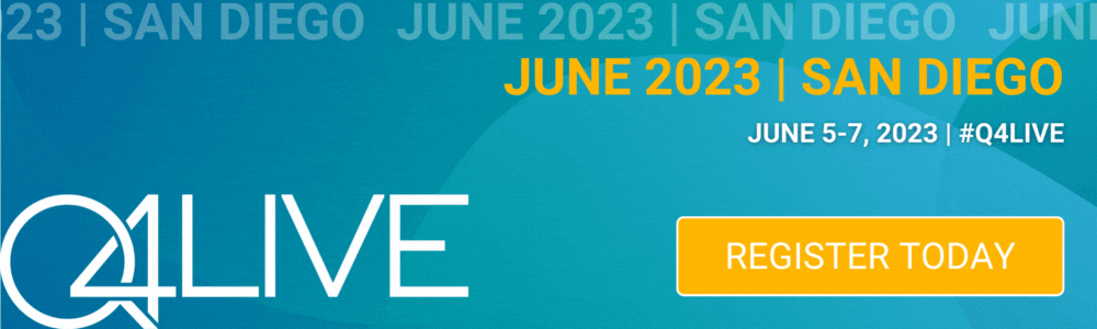 Join us for Q4Live in San Diego, 2023!